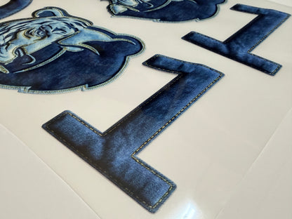 901 Memphis Denim Tiger DTF Transfer – Ready to Press