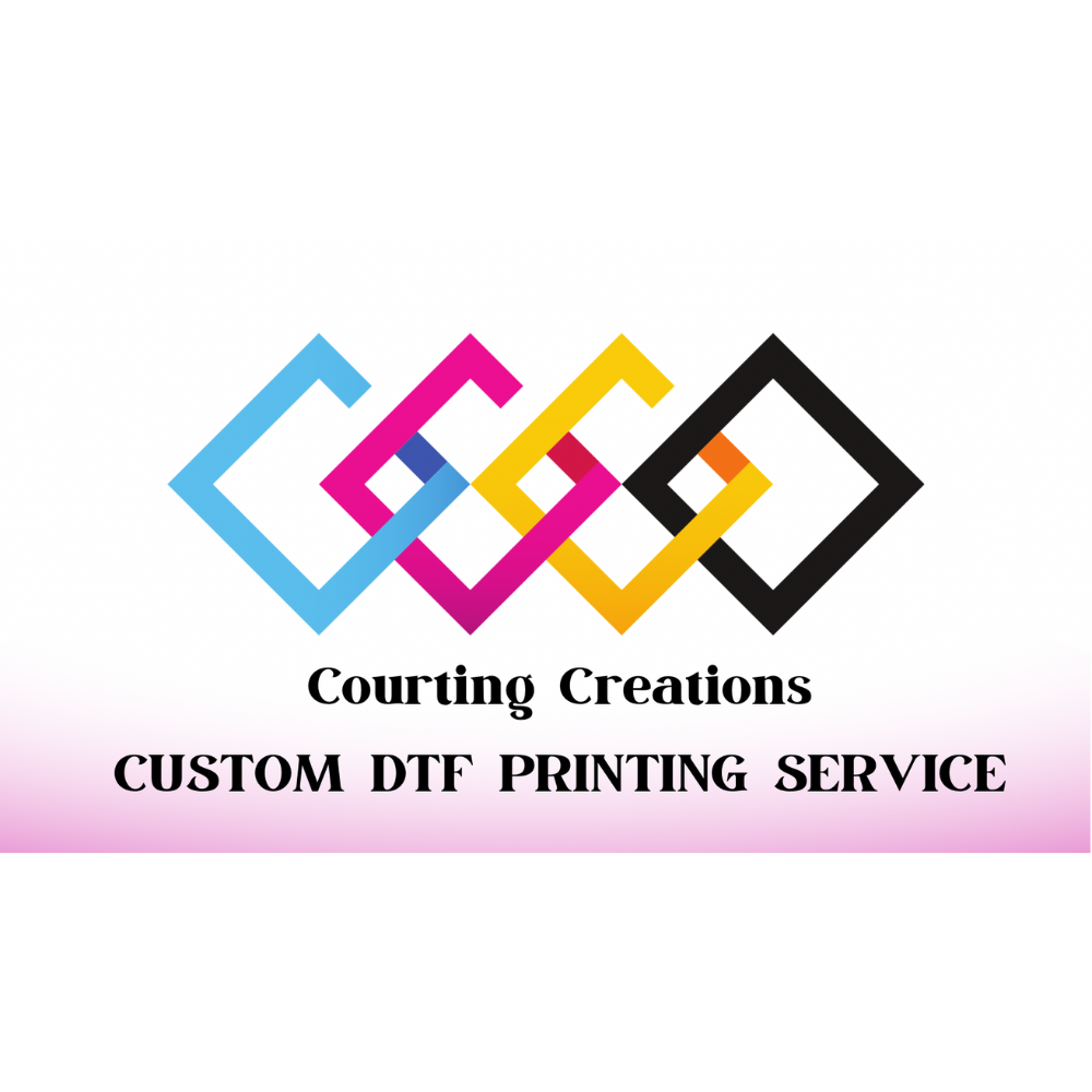 DTF Custom Print Full Sheet  |13x19| Cold Peel Transfer - Courting Creations